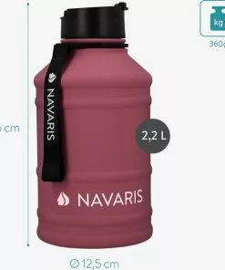 Beste recensies van 🎁 Navaris Waterfles Van Roestvrij Staal - Drinkfles - 2L - Extra Grote Roestvrijstalen Fles Met Drinkdop - Ideaal Tijdens Het Sporten - Rood ⌛ -Kamperen-outdoor Verkoopwinkel 550x598 2