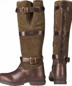 Aanbiedingen 🔔 Horka Outdoorlaarzen Highlander Leer/suède Bruin/groen Maat 37 🎉 -Kamperen-outdoor Verkoopwinkel 550x602 2