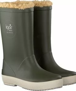 Flash-uitverkoop 😀 Igor - Regenlaarzen Voor Kinderen - Splash Nautico Borreguito - Kakigroen - Maat 33EU 😀 -Kamperen-outdoor Verkoopwinkel 550x607 3