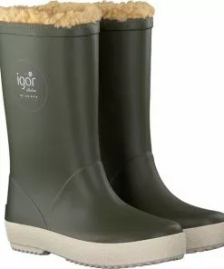 Flash-uitverkoop 😀 Igor - Regenlaarzen Voor Kinderen - Splash Nautico Borreguito - Kakigroen - Maat 33EU 😀 -Kamperen-outdoor Verkoopwinkel 550x607 4