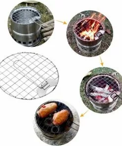 Hete verkoop 🔥 Merkloos Calodi® Houtkachel Voor Kamperen - Kampeer Kachel - Koken - Camping - Kooktoestel - Draagbaar & Compact - Multifunctioneel 👏 -Kamperen-outdoor Verkoopwinkel 550x611 3