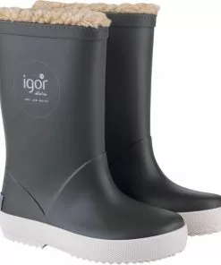 Flash-uitverkoop π Igor - Regenlaarzen Voor Kinderen - Splash Nautico Borreguito - Kakigroen - Maat 33EU π