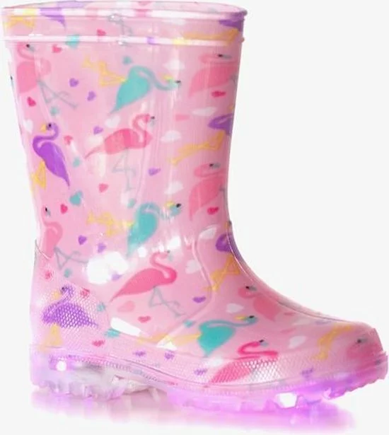 Promo π₯ Scapino Kinder Regenlaarzen Flamingo Met Lichtjes - Roze - Maat 24 𧨠1 Promo π₯ Scapino Kinder Regenlaarzen Flamingo Met Lichtjes - Roze - Maat 24 π§¨