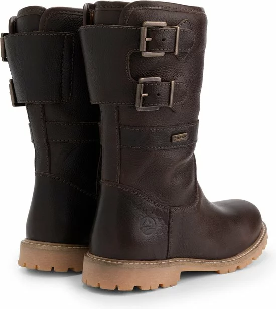 Begroting π Travelin' Bregenz Dames Leren Outdoorlaarzen - Waterdicht & Ademend - Vibram Zool - Wandellaarzen - Donkerbruin Leer - Maat 38 π 3 Begroting π Travelin' Bregenz Dames Leren Outdoorlaarzen - Waterdicht & Ademend - Vibram Zool - Wandellaarzen - Donkerbruin Leer - Maat 38 π - Afbeelding 3