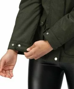 Nieuw 💯 De Regatta Linette Jas - Jas - Dames - Waterdicht - GeÃ¯soleerd - Donkergroen 👍 -Kamperen-outdoor Verkoopwinkel 550x620 5