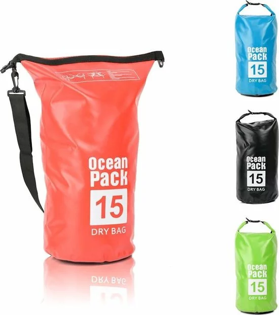Aanbiedingen 🤩 Merkloos Decopatent® Waterdichte Tas - Dry Bag - 15L - Ocean Pack - Dry Sack - Survival Outdoor Rugzak - Drybags - Boottas - Zeiltas - Rood ✨ 3 Aanbiedingen 🤩 Merkloos Decopatent® Waterdichte Tas - Dry Bag - 15L - Ocean Pack - Dry Sack - Survival Outdoor Rugzak - Drybags - Boottas - Zeiltas - Rood ✨ - Afbeelding 3