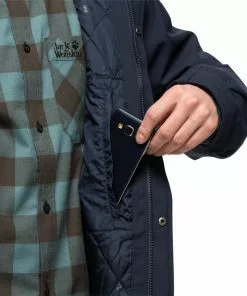 Gloednieuw 🤩 Jack Wolfskin West Coast Outdoorjas Heren - Blauw - Maat XL 🔥 -Kamperen-outdoor Verkoopwinkel 550x631 2