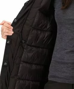 Groothandel 😍 Regatta, 👩 Womens Yewbank II Waterdichte Dames Winterjas, Zwart, Maat 40 🛒 -Kamperen-outdoor Verkoopwinkel 550x633 1