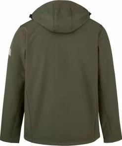 Begroting 👏 BJØRNSON DAG Softshell Jas 4 Seizoenen Heren - Winddicht - Fleece Gevoerd - Waterafstotend - Ademend - Outdoor Herenjas - Rits Zakken - Tussenjas - Maat 2XL - Olijfgroen 😍 -Kamperen-outdoor Verkoopwinkel 550x653 4