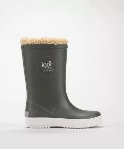 Flash-uitverkoop 😀 Igor - Regenlaarzen Voor Kinderen - Splash Nautico Borreguito - Kakigroen - Maat 33EU 😀 -Kamperen-outdoor Verkoopwinkel 550x654 10