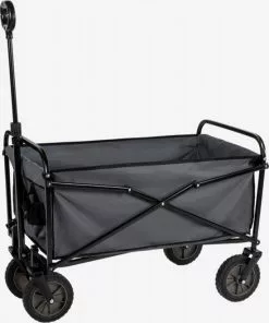 Nieuw 🤩 Camp Active Hoogwaardige Bolderkar Opvouwbaar - Antraciet - Kinderen - Baby - Opslagkar - Bolderwagen - Tuinkar - Bolderkarren 🥰