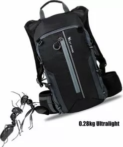Uitgang 😉 West Biking Ultralichte Drinkrugzak | Lichte Hydro Rugzak | Outdoor Sporten Hardlopen Klimmen Pouch Fietsen Wandelen | Waterafstotende Fiets Rugzak – 10 L Zwart/Oranje ⭐ -Kamperen-outdoor Verkoopwinkel 550x659 9