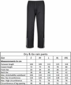 Kopen ✨ Lynx Regenbroek Dry & Go Heren Nylon Zwart Maat L ⭐ 10 Kopen ✨ Lynx Regenbroek Dry & Go Heren Nylon Zwart Maat L ⭐ -Kamperen-outdoor Verkoopwinkel 550x660 6