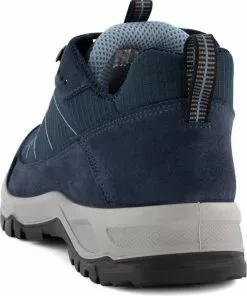 Beste Pirce 😍 Travelin' Svendborg - Lage Heren Wandelschoenen - Waterdicht En Ademend - Blauw Leer - Maat 43 ❤️ -Kamperen-outdoor Verkoopwinkel 550x661 5