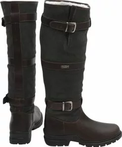 Aanbiedingen 🔔 Horka Outdoorlaarzen Highlander Leer/suède Bruin/groen Maat 37 🎉 -Kamperen-outdoor Verkoopwinkel 550x663 3