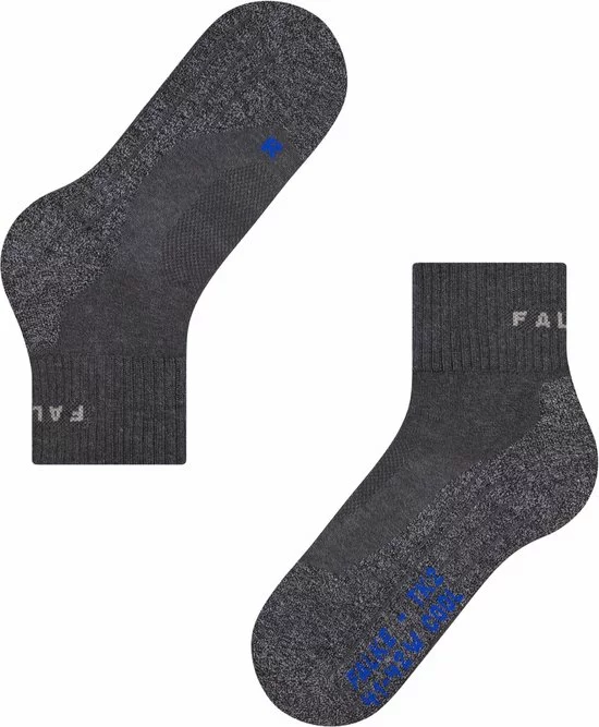 Promo β¨ FALKE TK2 Explore Cool Short Wandelsokken Kort Zacht Thermisch Anti-blaar Antizweet Zonder Motief Met Elastische Boord Verkoelend Ademend Sneldrogend Grijs Heren Sportsokken - Maat 44-45 π― 3 Promo β¨ FALKE TK2 Explore Cool Short Wandelsokken Kort Zacht Thermisch Anti-blaar Antizweet Zonder Motief Met Elastische Boord Verkoelend Ademend Sneldrogend Grijs Heren Sportsokken - Maat 44-45 π― - Afbeelding 3
