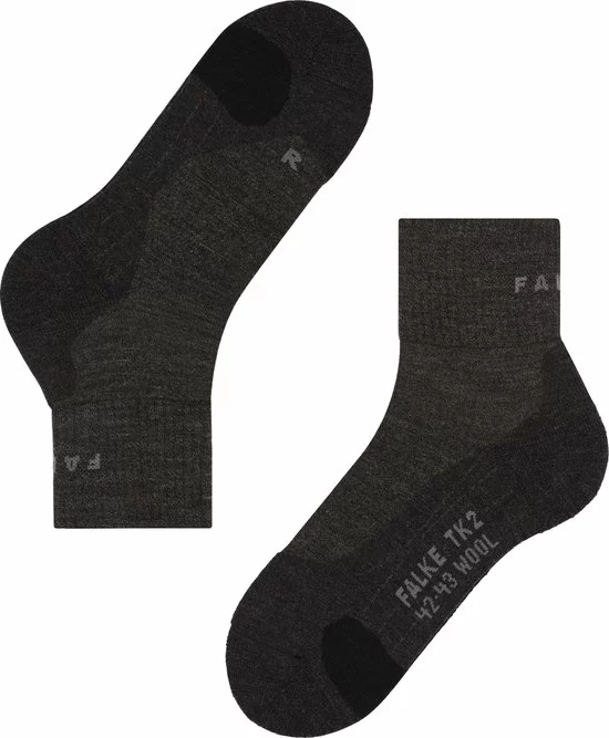 Top 10 β¨ FALKE TK2 Explore Wool Short Wandelsokken Anti-Bubbel Dik Sneldrogend Merinowol Grijs Dames Sportsokken - Maat 42-43 π― 2 Top 10 β¨ FALKE TK2 Explore Wool Short Wandelsokken Anti-Bubbel Dik Sneldrogend Merinowol Grijs Dames Sportsokken - Maat 42-43 π― - Afbeelding 2