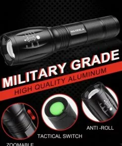 Goedkoopste π LED Tactical Flashlight, BINWO Super Bright High Lumen XML T6 LED Flashlights Portable Outdoor Water Resistant Torch Light Zoomable Flashlight With 5 Light Modes, 2 Pack π 10 Goedkoopste π LED Tactical Flashlight, BINWO Super Bright High Lumen XML T6 LED Flashlights Portable Outdoor Water Resistant Torch Light Zoomable Flashlight With 5 Light Modes, 2 Pack π -Kamperen-outdoor Verkoopwinkel 550x671 5