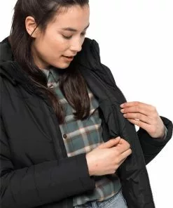 Promo ❤️ Jack Wolfskin North York Outdoorjas Dames - Black - Maat XS 🥰 -Kamperen-outdoor Verkoopwinkel 550x684