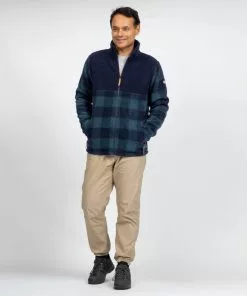 Kopen 😀 Life-Line - Wando Fleece Heren - Blauw - Outdoorvest - Wandelvest - Fleece Blauw 👍 -Kamperen-outdoor Verkoopwinkel 550x687 1