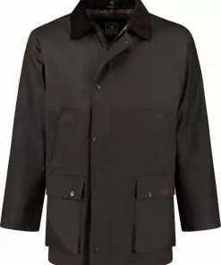 Uitgang ⭐ MGO Leisure Wear British Wax Parka Outdoorjas Heren - Maat XL 🌟