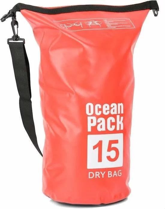 Aanbiedingen 🤩 Merkloos Decopatent® Waterdichte Tas - Dry Bag - 15L - Ocean Pack - Dry Sack - Survival Outdoor Rugzak - Drybags - Boottas - Zeiltas - Rood ✨ 4 Aanbiedingen 🤩 Merkloos Decopatent® Waterdichte Tas - Dry Bag - 15L - Ocean Pack - Dry Sack - Survival Outdoor Rugzak - Drybags - Boottas - Zeiltas - Rood ✨ - Afbeelding 4