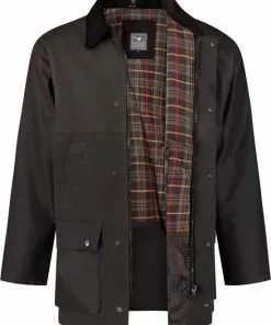 Uitgang ⭐ MGO Leisure Wear British Wax Parka Outdoorjas Heren - Maat XL 🌟 -Kamperen-outdoor Verkoopwinkel 550x702