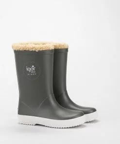 Flash-uitverkoop 😀 Igor - Regenlaarzen Voor Kinderen - Splash Nautico Borreguito - Kakigroen - Maat 33EU 😀 -Kamperen-outdoor Verkoopwinkel 550x705 1