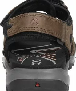 Kopen 👏 Ecco 🩴 Sandalen - Maat 44 - Mannen - Donker Bruin - Zwart ✨ -Kamperen-outdoor Verkoopwinkel 550x707 5