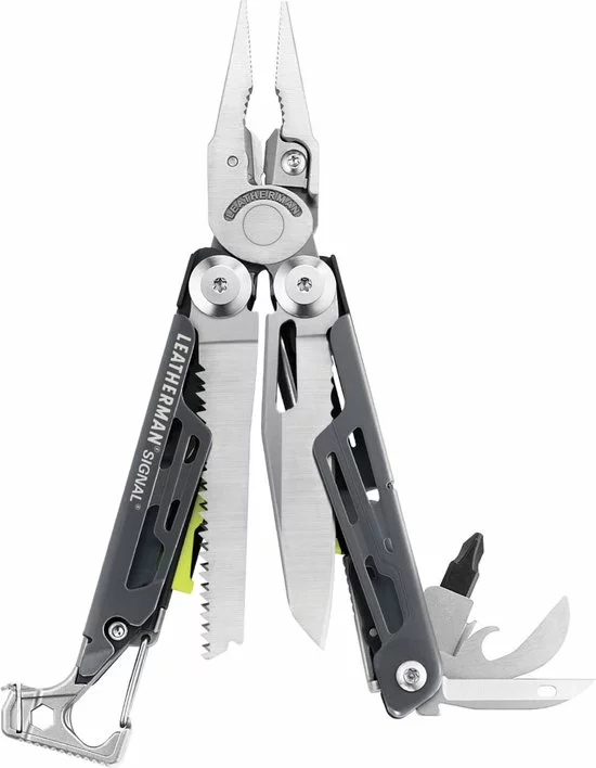 Kopen 𧨠Leatherman Multitool Signal Granite 19-delig Met Schede - Grijs π 1 Kopen 𧨠Leatherman Multitool Signal Granite 19-delig Met Schede - Grijs π