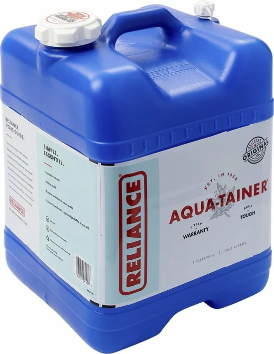 Gloednieuw π Reliance Jerrycan 'Aqua Tainer' Uitvoering 26 Liter π 1 Gloednieuw π Reliance Jerrycan 'Aqua Tainer' Uitvoering 26 Liter π