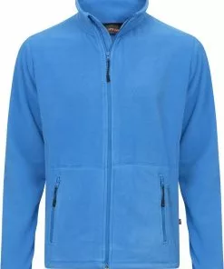 Korting 😍 Life-Line - Dean Fleece Vest Heren - Blauw - Outdoorvest - Wandelvest - Fleece Blauw 💯