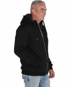 Groothandel 🧨 BJØRNSON Kenny Sweatvest Heren - Teddy Gevoerd - Hoodie - Maat S - Zwart ❤️ -Kamperen-outdoor Verkoopwinkel 550x732 37