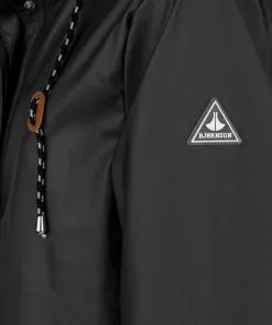 Korting 🌟 BJØRNSON Släppa PU Parka Jas / Regenjas Dames - Waterdicht - Maat 46 - Zwart 🎉 -Kamperen-outdoor Verkoopwinkel 550x733 35