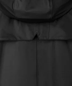 Korting 🌟 BJØRNSON Släppa PU Parka Jas / Regenjas Dames - Waterdicht - Maat 46 - Zwart 🎉 -Kamperen-outdoor Verkoopwinkel 550x733 36