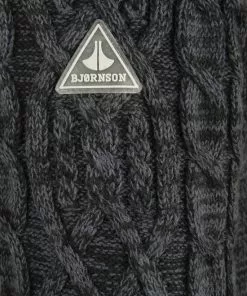 Gloednieuw ✔️ BJØRNSON Viggo Kabel Gebreid Wintervest Heren - Teddy - Maat M - Antraciet Grijs ❤️ -Kamperen-outdoor Verkoopwinkel 550x733 64