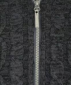 Gloednieuw ✔️ BJØRNSON Viggo Kabel Gebreid Wintervest Heren - Teddy - Maat M - Antraciet Grijs ❤️ -Kamperen-outdoor Verkoopwinkel 550x733 65