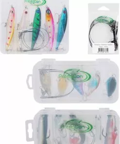 Korting 🛒 PredaCon Kunstaas Kerstpakket - Kerstcadeau Voor Vissers - Met Pluggen, Crankbaits, Softbaits & Stalen Onderlijnen - Hengelsport Kado Voor Roofvissers - Kunstaas Pakket ✨ -Kamperen-outdoor Verkoopwinkel 550x735 1