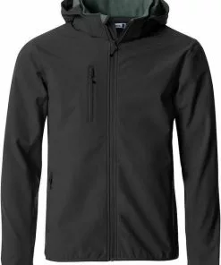 Coupon ⌛ Clique Basic Hoody Softshell - Zwart - Maat M 👍