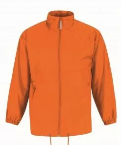Coupon 👏 Bc Windjas/regenjas Voor Heren Oranje Maat 2XL 😀
