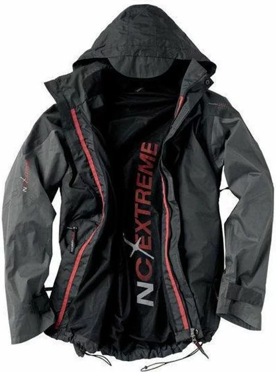 Flash-uitverkoop 😉 Comfortabel Nordcap Jack Outdoor Jas - Unisex - Maat L - Grijs Zwart Regenjas 👏 1 Flash-uitverkoop 😉 Comfortabel Nordcap Jack Outdoor Jas - Unisex - Maat L - Grijs Zwart Regenjas 👏