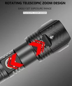 Goedkoopste 🔥 Merkloos Professionele Oplaadbare LED Zaklamp AOS Light XHP 110.2 4700 Lumen 😍 -Kamperen-outdoor Verkoopwinkel 550x740