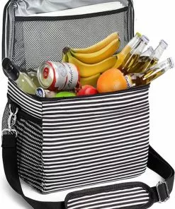 Beste Pirce 😍 VAIVE Luxe Koeltas Met Rits - Strandtas - Lunchtas - Tas Voor Lunch ✔️