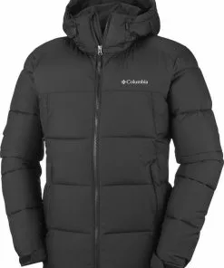 Beste Verkoop 🔥 Columbia Pike Lake Hooded Jacket Outdoorjas Mannen - Black ✔️ -Kamperen-outdoor Verkoopwinkel 550x752