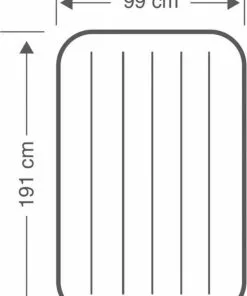 Groothandel 🔔 Intex Luchtbed - Ultra Plush - Formaat: Twin - B99 X L191 X H46 Cm - Ingebouwde Pomp - Met Reparatieset ⭐ -Kamperen-outdoor Verkoopwinkel 550x757 3