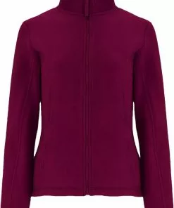 Coupon π― Merkloos Donker Rood Fleece Dames Vest Roly Artic Maat M π₯