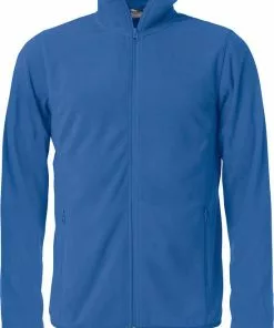 Beste Pirce 🎁 Clique Basic Micro Fleece Jacket 23914 Kobalt Blauw - Maat L 🧨