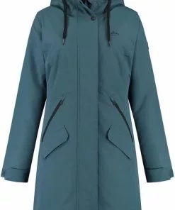 Hete verkoop π₯° Kjelvik Dames Winterjas - Winterparka Dames - Functionele Winterjas - Didi - Blauw - Maat 46 π