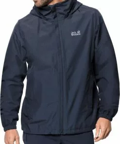 Promo 😍 Jack Wolfskin Stormy Point Outdoorjas Heren - Maat L 🌟