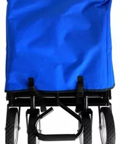 Promo 🔔 Rijoka Opvouwbare Bolderkar/Bolderwagen | Met Dakje En Draagtas | Blauw ✨ -Kamperen-outdoor Verkoopwinkel 550x800 1